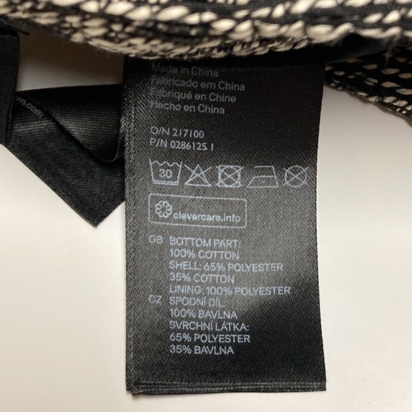 H&M Skirt Tweed Miniskirt Fringe Size 10 - Picture 11 of 12